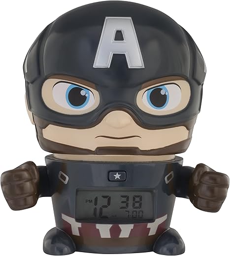 Avengers: Infinity War Captain America Night Light Marvel Alarm Clock