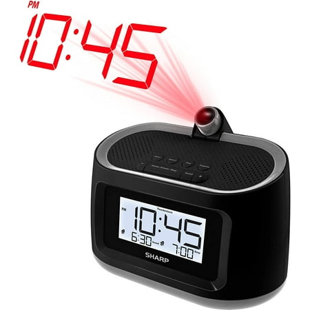 Lcd And Projection Alarm Clock With 8 Soothing Nature Sleep Sounds – Project Onto W[1452]